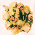 土星＆玉's cooksnap of when they made 白菜とベーコンのオイスターソース炒め.