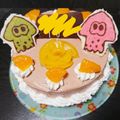 豆ごはん♩'s cooksnap of when they made スプラトゥーン＊キャラチョコ＊ケーキ.