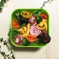 ３匹の大ぶたママ's cooksnap of when they made 食べるフラワーボックス.