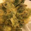 ラビルル's cooksnap of when they made オカワカメの天ぷら.