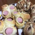 SEIRUN's cooksnap of when they made ＨＢで３種類のウィンナーパン.