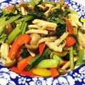 ひまなし's cooksnap of when they made 簡単!小松菜と胸肉のバター炒め.