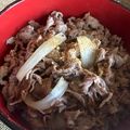 ミシガン娘。's cooksnap of when they made ☆がっつり～子供も喜ぶ牛丼☆.