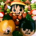 HONAN's cooksnap of when they made キャラ弁　ワンピース　サンジ.