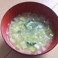 きらり流れ星's cooksnap of when they made 一人分味噌汁.