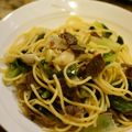 saki1010's cooksnap of when they made ”塩こうじ”で♪牛肉のレモン塩パスタ.