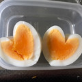 sakimi☆'s cooksnap of when they made 可愛く演出＊ハート形のゆで卵＊.