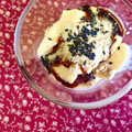 ふたごゆき's cooksnap of when they made 和なアイス　黒ゴマきな粉黒蜜で.