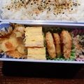 Ｐ子ママ's cooksnap of when they made お弁当や朝食に☆キャベツとハムの卵焼き.