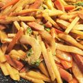 kaebun☆'s cooksnap of when they made 千切りじゃがいものカレー炒め.