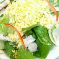 ヒーロ＠読専's cooksnap of when they made ロメインレタスとささみのミモザサラダ.