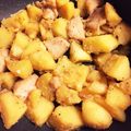 ♡MT1016♡'s cooksnap of when they made 鶏むね肉とじゃが芋のレモンだれ炒め.