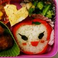 あつみ。。's cooksnap of when they made いちごっちのたらかまおにぎり✿キャラ弁.