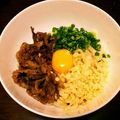 __ゆみ__'s cooksnap of when they made 釜玉肉うどん.