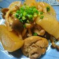 圧力鍋ごはん's cooksnap of when they made 鶏モモ大根ポン酢煮.
