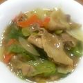 ふわふわショコラ's cooksnap of when they made 我が家のレシピ！とろしゃきレタス炒め♡.