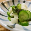 solapapa's cooksnap of when they made 長芋とわかめと胡瓜のネバネバ酢醤油和え.