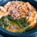 けろりんばぁちゃん's cooksnap of when they made 素不要♥簡単スンドゥブ鍋♥海鮮 キムチ鍋.