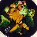 リーコッコー's cooksnap of when they made ブロッコリーと南瓜とベーコン炒め 10分.