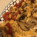 クックOXU5ZQ☆'s cooksnap of when they made 簡単*マッシュルームトマト玉子の炒め物*.
