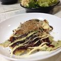 o^o^oayuayu's cooksnap of when they made 激うま！オクラと豆腐入りお好み焼き.