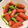 Chehyun's cooksnap of when they made 簡単！アスパラとウインナーマーガリン炒め.