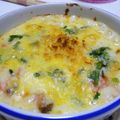 とら＆とららのママ's cooksnap of when they made 鮭とネギのグラタン.