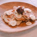 fummy♪'s cooksnap of when they made 5分でヘルシー豆乳バナナパンケーキ.