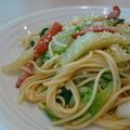 イエローバード's cooksnap of when they made 柚子香る♬白菜とベーコンのあんかけパスタ.