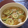 ぴよぴよ66's cooksnap of when they made 冷やしすだちうどん.