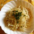 ぽぽきゅ's cooksnap of when they made ピリリゆず胡椒☆もやしサラダ.