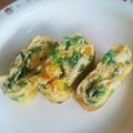 しっぽ☆'s cooksnap of when they made 離乳食完了期〜ほうれん草とコーンの卵焼き.