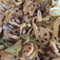 marumimi61's cooksnap of when they made 豚肉と根菜の中華風炒め物.
