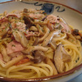 すくらんぷしゃす's cooksnap of when they made きのこたっぷり♪和風ﾊﾟｽﾀ.