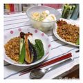 ちびうさ。's cooksnap of when they made 茄子とオクラのキーマカレー！.