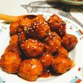 すぬぴ☆ミ's cooksnap of when they made 甘酢あん おから ミートボール.