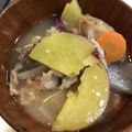 newneco's cooksnap of when they made ♡ほっこりする、さつまいも入り豚汁.