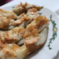 いちごスムージー☆彡's cooksnap of when they made 焼き鮭のちくわチーズ焼き☆お弁当おかず.