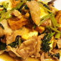 クックHU3WEL☆'s cooksnap of when they made ☼◎厚揚げと豚こまと小松菜の味噌炒め.