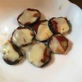 えりくま。's cooksnap of when they made フライパンで簡単♪♪ナスのピザ風.