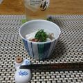 ダイナマイト漆黒's cooksnap of when they made 長芋・オクラともずくの梅大葉風味.
