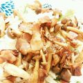 nana✩love's cooksnap of when they made サラダに乗っけて◎キノコベーコン炒め.