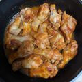 クックRD58R0☆'s cooksnap of when they made フライパンでオーブン焼き風BBQチキン.