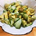 ポニョん's cooksnap of when they made さつま芋とキュウリの☆カレーマヨサラダ.