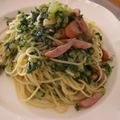 かよなまま's cooksnap of when they made イタリアン大根葉のガーリックパスタ♪.