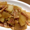 菜つ実☆ミ's cooksnap of when they made 冬瓜とベーコンのニンニクしょう油いため.