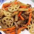 ピコたんママ's cooksnap of when they made 【おかず】きんぴらには肉を入れよ！.
