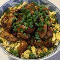 TöTöЯö's cooksnap of when they made 一人暮らし1人飯「ササミの焼き鳥丼丼」.