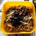 ＊piro＊'s cooksnap of when they made あまったひじき煮でリメイクスパゲッティ.