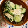 coco∵'s cooksnap of when they made わかめ＆きゅうり＆ツナのマヨポン和え♪.